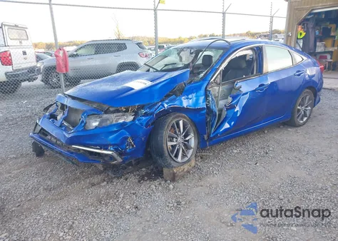 2021 Honda Civic Exl из США, поврежденный, VIN 19XFC1F71ME007757